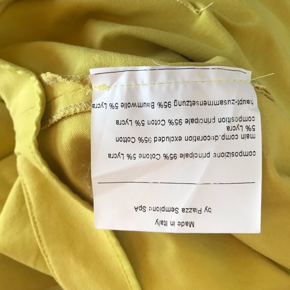 Piazza Sempione bright yellow Audrey pants - Picture 10 of 11
